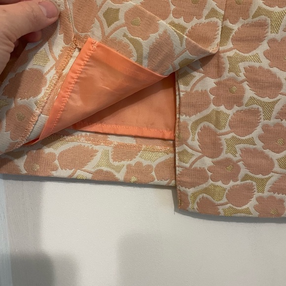 Merona pink and gold floral pencil skirt - Picture 6 of 11